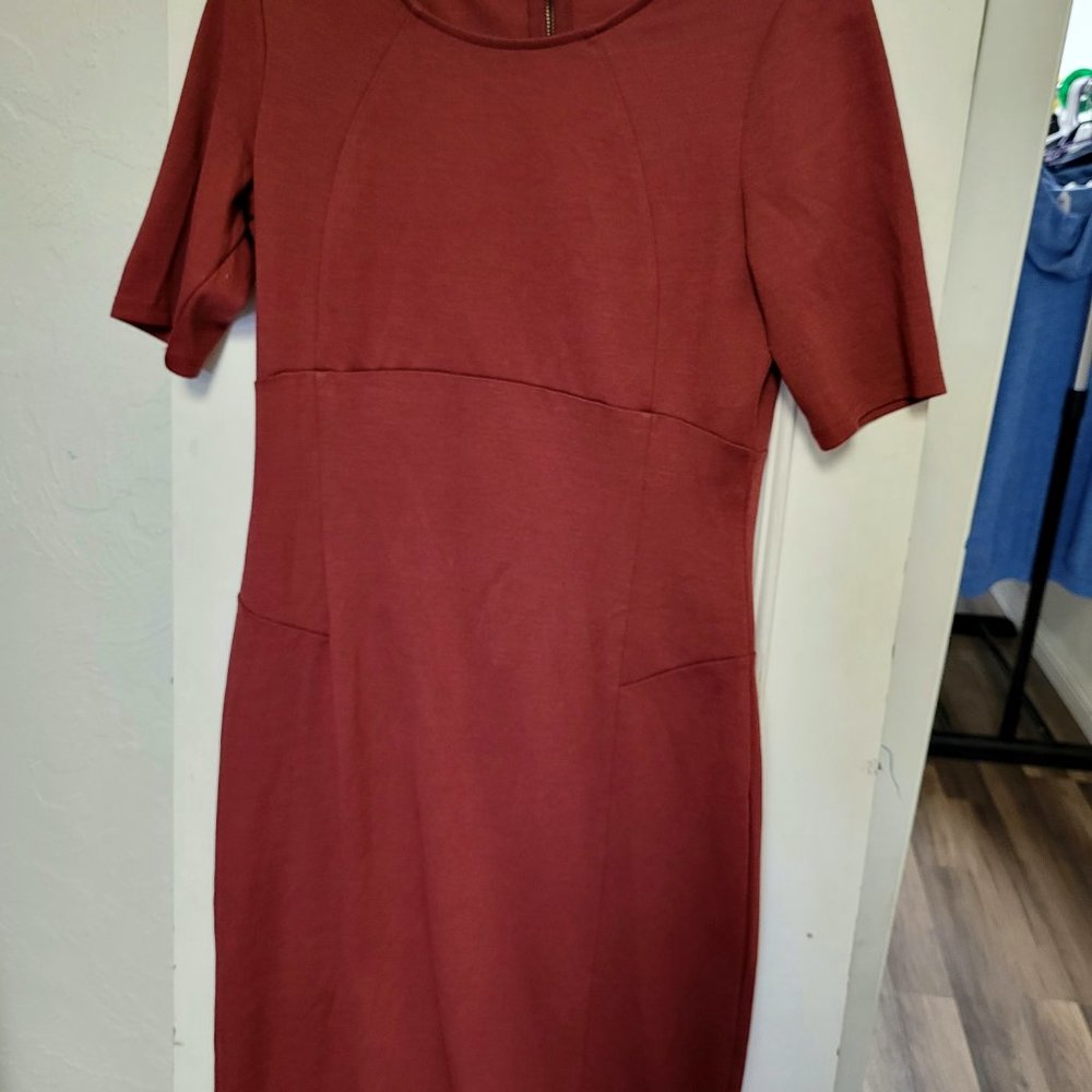 DownEast Maroon Cocktail Dress